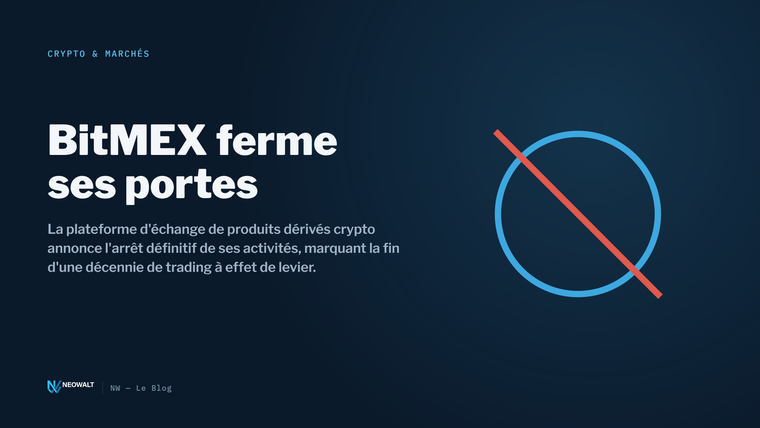 Fermeture de BitMEX : ce qu'il faut savoir et retenir
