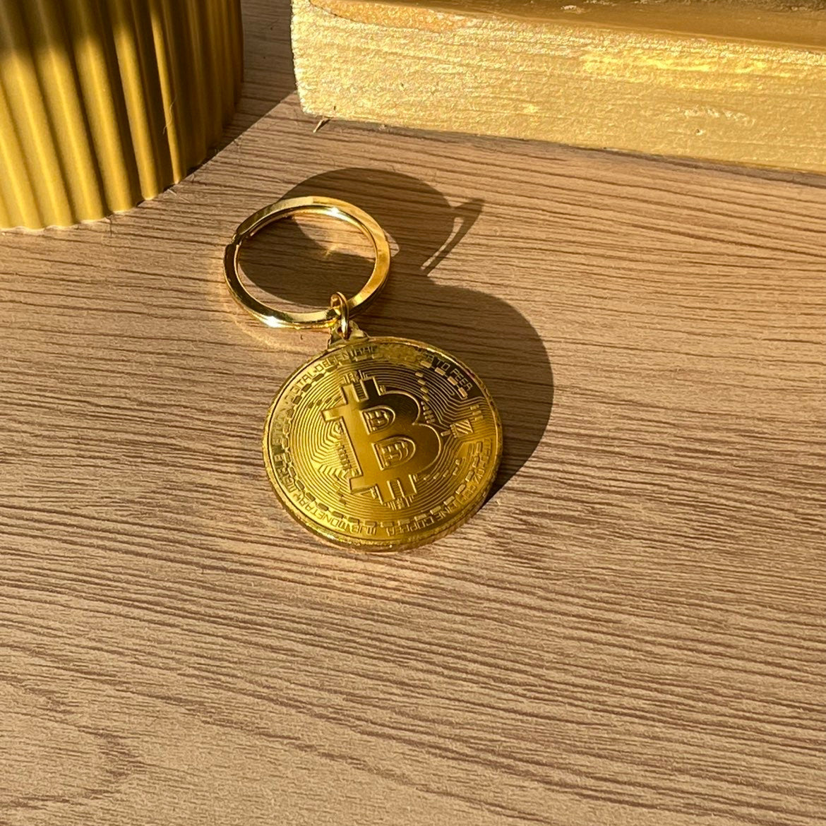 Porte clé pièce Bitcoin