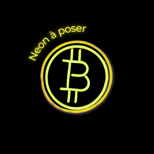 Néon Bitcoin à poser