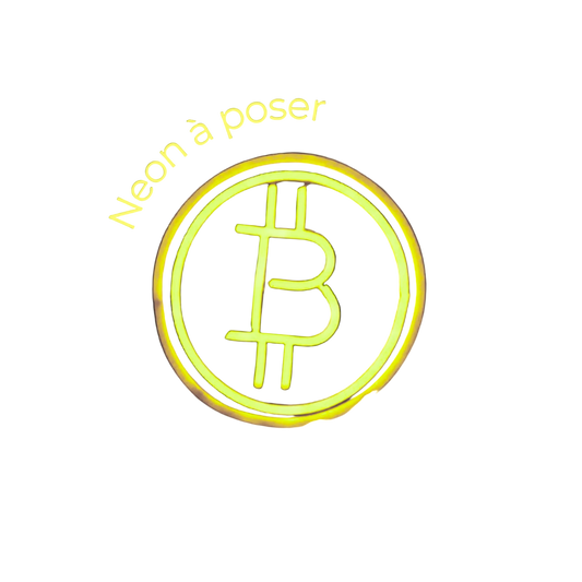 Néon Bitcoin à poser