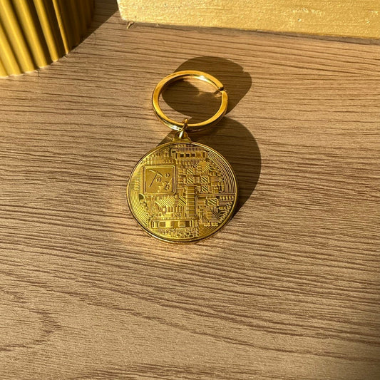 Porte clé pièce Bitcoin