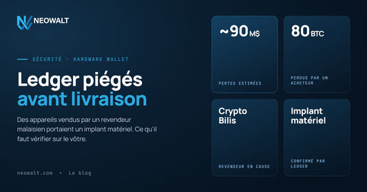 Incident Ledger : comparaison avec les hardware wallets au format carte NFC