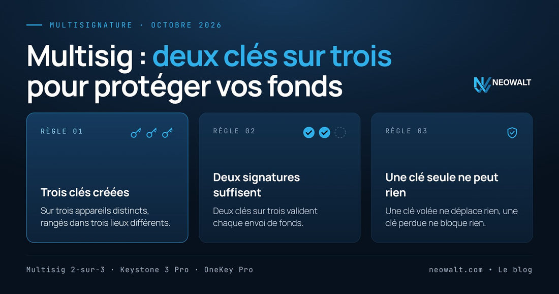 Multisignature crypto : sécuriser ses cryptomonnaies avec plusieurs hardware wallets