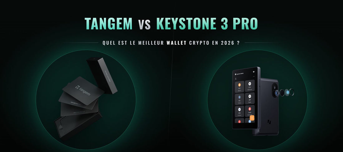 Comparatif Tangem vs Keystone 3 Pro : quel hardware wallet choisir