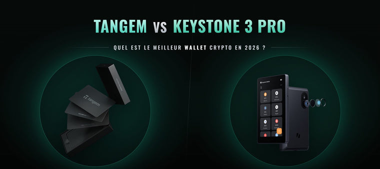 Tangem vs Keystone 3 Pro : quel hardware wallet choisir ?