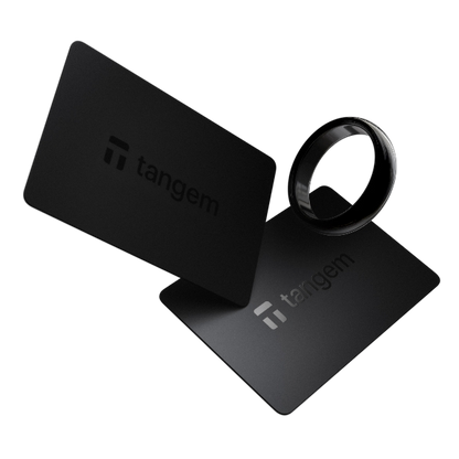 Tangem Wallet ( 1 bague + 2 cartes )