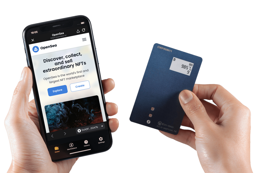 CoolWallet Pro : hardware wallet Bluetooth – vue 5