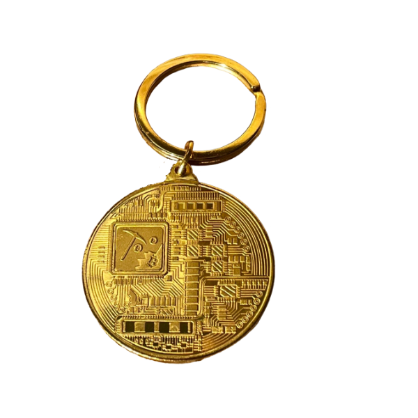 Porte clé pièce Bitcoin
