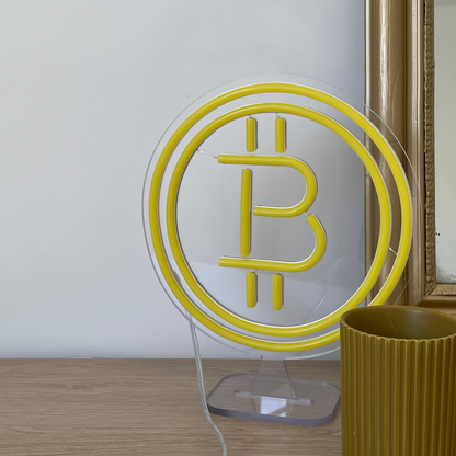 Néon Bitcoin à poser