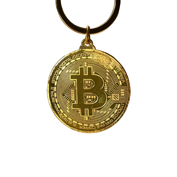 Porte clé pièce Bitcoin